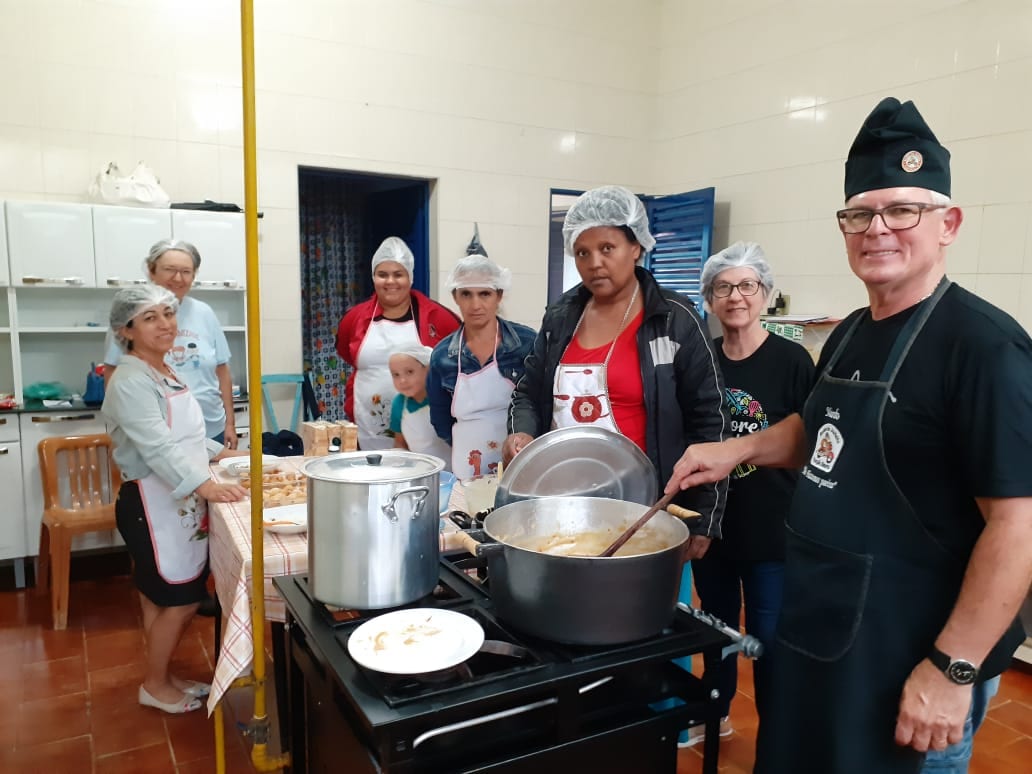 Aula de culinária