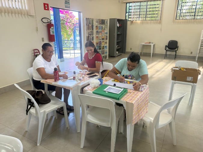 Empreenda com Artesanato — Oficina de Pintura em Tecido
